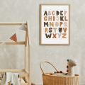 alphabet poster / educational posters / kids' poster / poster for children's room