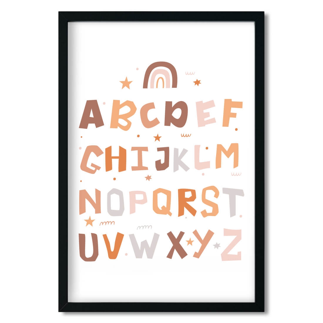 alphabet poster / educational posters / kids' poster / poster for children's room