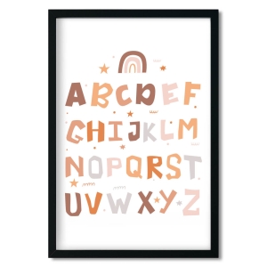 poster | alphabet boho III