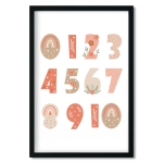 poster | numbers boho I