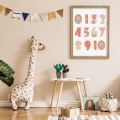 number poster / educational posters / kids' poster / poster for children's room