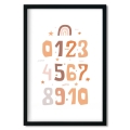 number poster / educational posters / kids' poster / poster for children's room