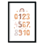 poster | numbers boho III