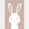 rabbit poster / boho posters / kids' poster / poster for children's room