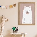 bear poster / boho posters / kids' poster / poster for children's room