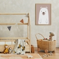 bear poster / boho posters / kids' poster / poster for children's room