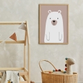 bear poster / boho posters / kids' poster / poster for children's room