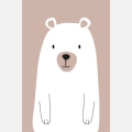 bear poster / boho posters / kids' poster / poster for children's room