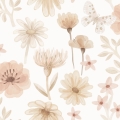flower wallpaper / wallpaper with flowers / children's wallpaper / pastelowe love wallpaper