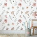 flower wallpaper / wallpaper with flowers / children's wallpaper / pastelowe love wallpaper