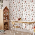 flower wallpaper / wallpaper with flowers / children's wallpaper / pastelowe love wallpaper
