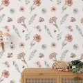 flower wallpaper / wallpaper with flowers / children's wallpaper / pastelowe love wallpaper