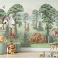 wallpaper forest / woodland wallpaper / wallpaper for kids / wallpaper pastelowe love