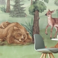 wallpaper forest / woodland wallpaper / wallpaper for kids / wallpaper pastelowe love