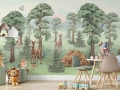 wallpaper forest / woodland wallpaper / wallpaper for kids / wallpaper pastelowe love