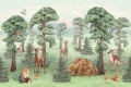 wallpaper forest / woodland wallpaper / wallpaper for kids / wallpaper pastelowe love