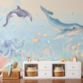 wallpaper ocean / underwater wallpaper / wallpaper for kids / wallpaper pastelowe love