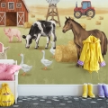 wallpaper farm / countryside wallpaper / wallpaper for kids / wallpaper pastelowe love