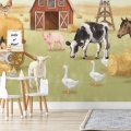 wallpaper farm / countryside wallpaper / wallpaper for kids / wallpaper pastelowe love