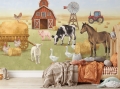 wallpaper farm / countryside wallpaper / wallpaper for kids / wallpaper pastelowe love