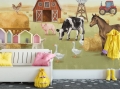 wallpaper farm / countryside wallpaper / wallpaper for kids / wallpaper pastelowe love