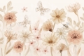 wallpaper flowers / floral wallpaper / wallpaper for kids / wallpaper pastelowe love