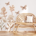 wall sticker flowers boho/ wall decal flowers / wall sticker with flowers