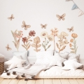 wall sticker flowers boho/ wall decal flowers / wall sticker with flowers
