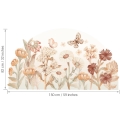 wall sticker flowers / wall decal flowers / wall sticker with flowers