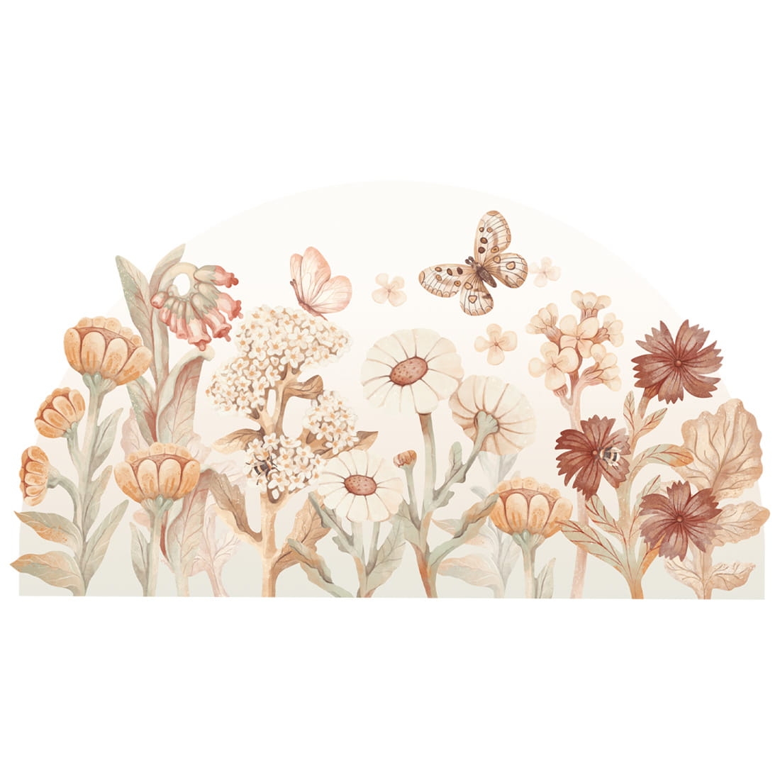 wall sticker flowers / wall decal flowers / wall sticker with flowers