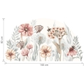 wall sticker flowers / wall decal flowers / wall sticker with flowers