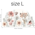 wall sticker flowers / wall decal flowers / wall sticker with flowers