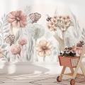 wall sticker flowers / wall decal flowers / wall sticker with flowers