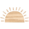 wall sticker half sun / wall decal sun beige / wall sticker with sunny