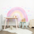 wall sticker rainbow / wall decal rainbow pink / wall sticker with rainbow
