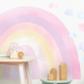 wall sticker rainbow / wall decal rainbow pink / wall sticker with rainbow