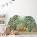 wall sticker forest / wall decal forest / wall sticker with forest