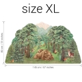 wall sticker forest / wall decal forest / wall sticker with forest
