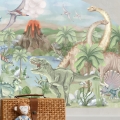 wall sticker world of dinosaurs / wall decal dinosaurs/ wall sticker with dinosaurs