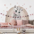 wall sticker cat / wall decal animals/ wall sticker with animals