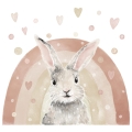 wall sticker bunny / wall decal animals/ wall sticker with animals