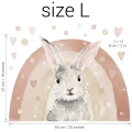 wall sticker bunny / wall decal animals/ wall sticker with animals