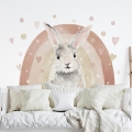 wall sticker bunny / wall decal animals/ wall sticker with animals
