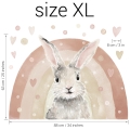 wall sticker bunny / wall decal animals/ wall sticker with animals
