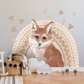 wall sticker fox / wall decal animals/ wall sticker with animals