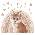 wall sticker fox / wall decal animals/ wall sticker with animals