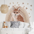 wall sticker fox / wall decal animals/ wall sticker with animals