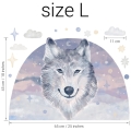 wall sticker wolf / wall decal animals/ wall sticker with animals