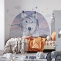 wall sticker wolf / wall decal animals/ wall sticker with animals