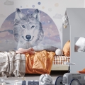 wall sticker wolf / wall decal animals/ wall sticker with animals